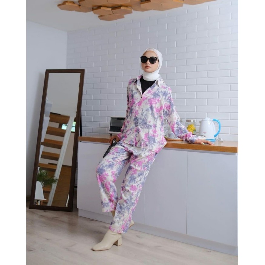 Set Nagita Baju Wanita Import Gaya Korea Setelan Formal Kerja Santai Stelan Kekinian Terbaru Murah