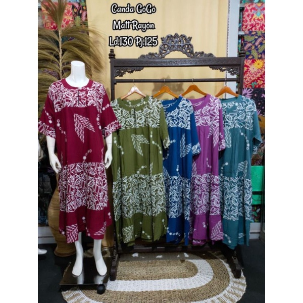 sekdress canda gogo daster batik pekalongan