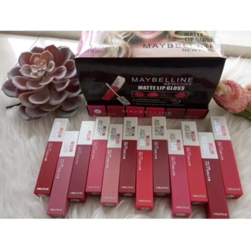 perlusin lipstik Maybelline super matte