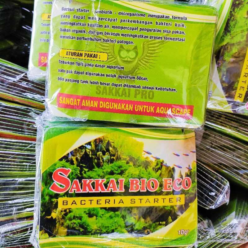 SAKKAI PRO BAKTERI STARTER BIO ECO 10gr PENJERNIH AIR AQUARIUM AQUASCAPE KOLAM