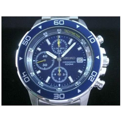 Seiko Quartz SND799P1 Chronograph Blue Dial | Jam Pria SND799