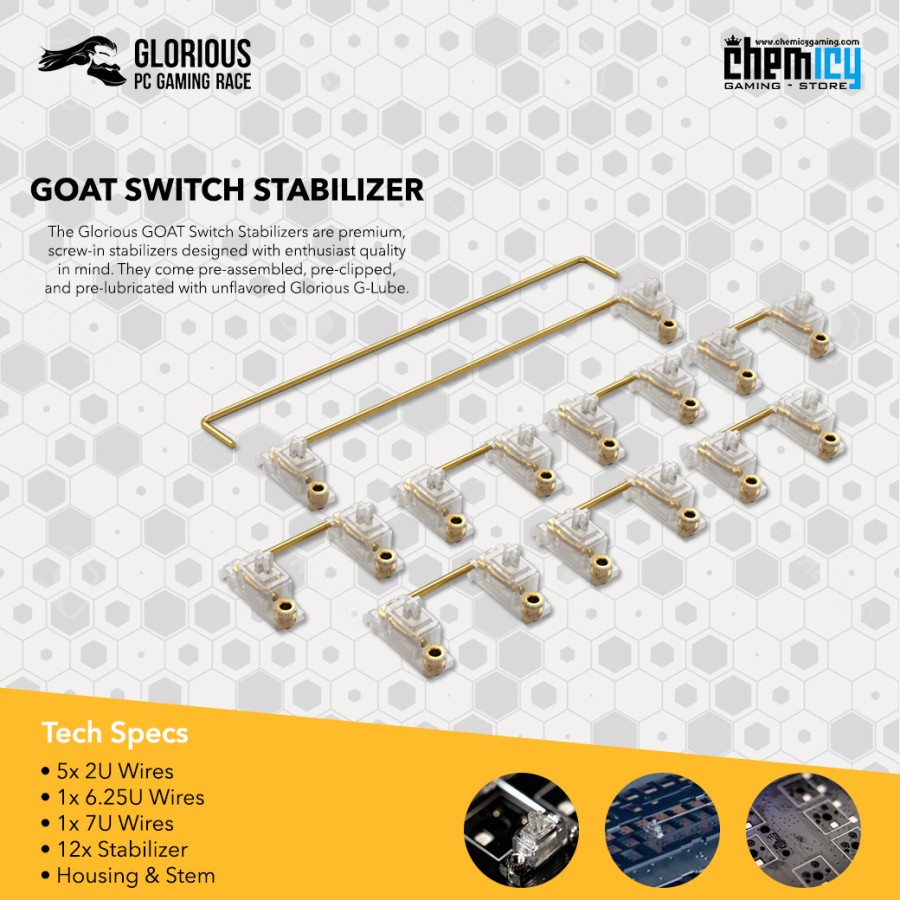 Glorious GOAT Switch Stabilizers