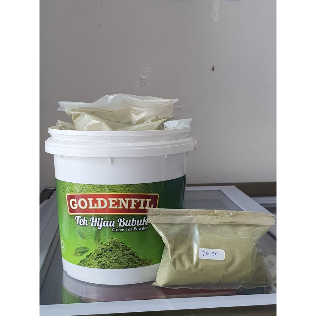 

GOLDENFIL GREEN TEA POWDER KEMASAN 25 GRAM / MATCHA BUBUK