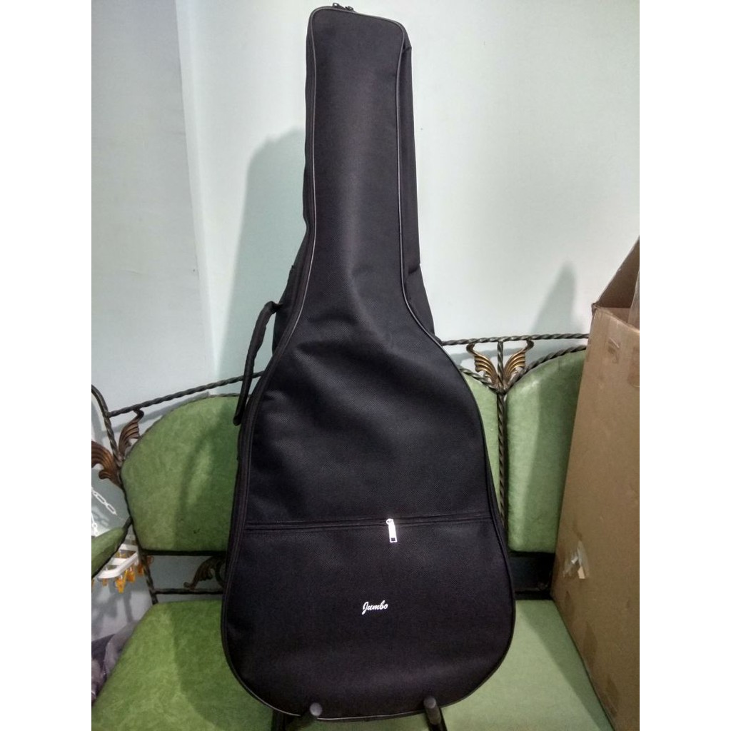 Tas Gitar Jumbo Semi Gigbag Bahan KANVAS Jakarta Murah Sarung Softcase