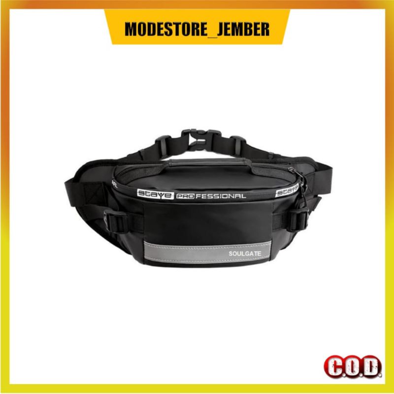 TAS PINGGANG WAISTBAG PRIA SHOCKWAE TAPAX ORIGINAL PREMIUM