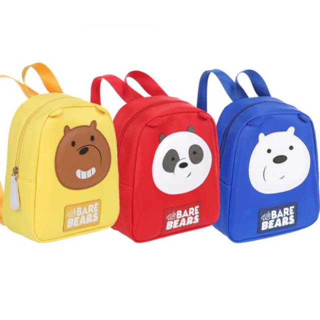 Miniso We bare bears tas punggung anak