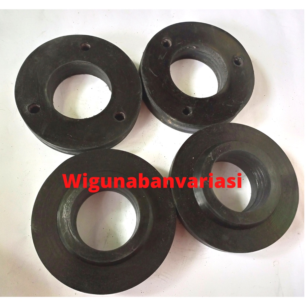Karet Spacer Karet Tatakan Shock Depan dan Tatakan Per Belakang Innova Fortuner Tebal 2 cm Harga Satu Paket