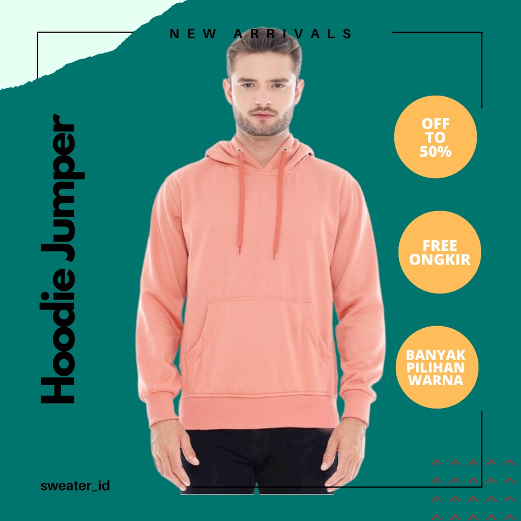 SWEATER_ID Hoodie Jumper Salem Polos Unisex Fleece Tebal Premium