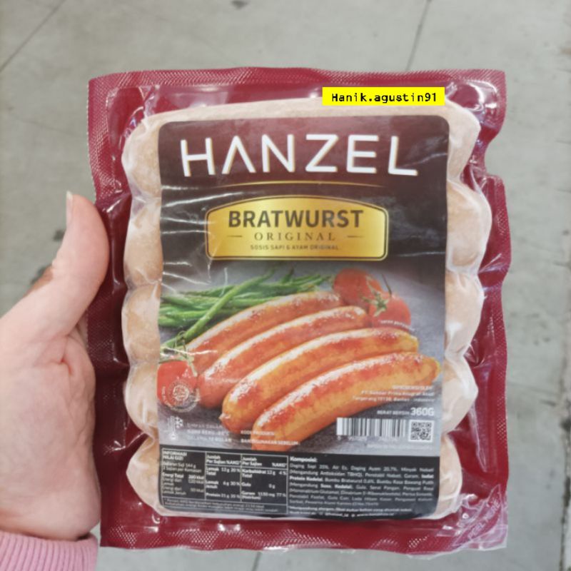 

Hanzel Bratwurst Original 360 gram