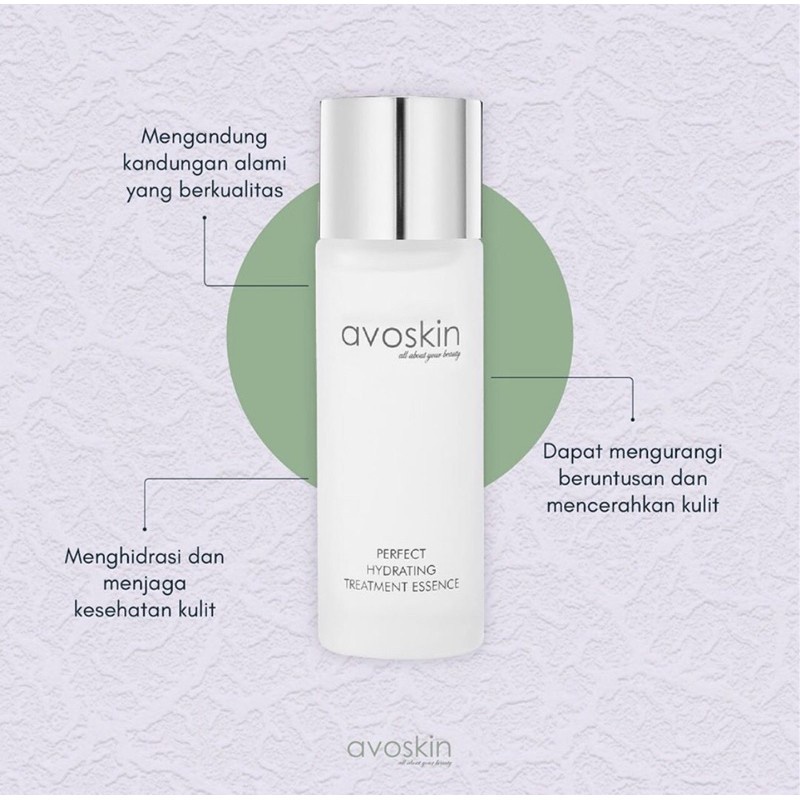 ✨ AKU MURAH ✨ Avoskin Perfect Hydrating Treatment Essence 100ml  Avoskin Essense BPOM