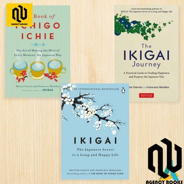 

Paket 3 Buku kigai The Japanese Secret The Book of Ichigo Ichie, Ikigai Journey Hector Garcia