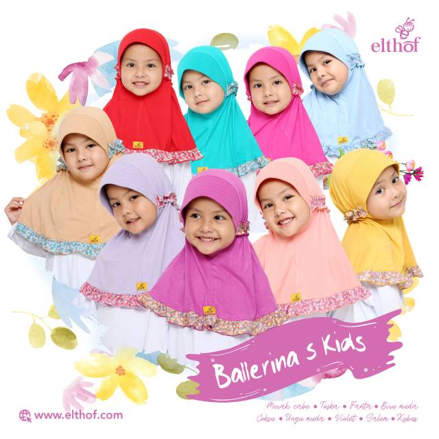 Jilbab anak Elthof Ballerina