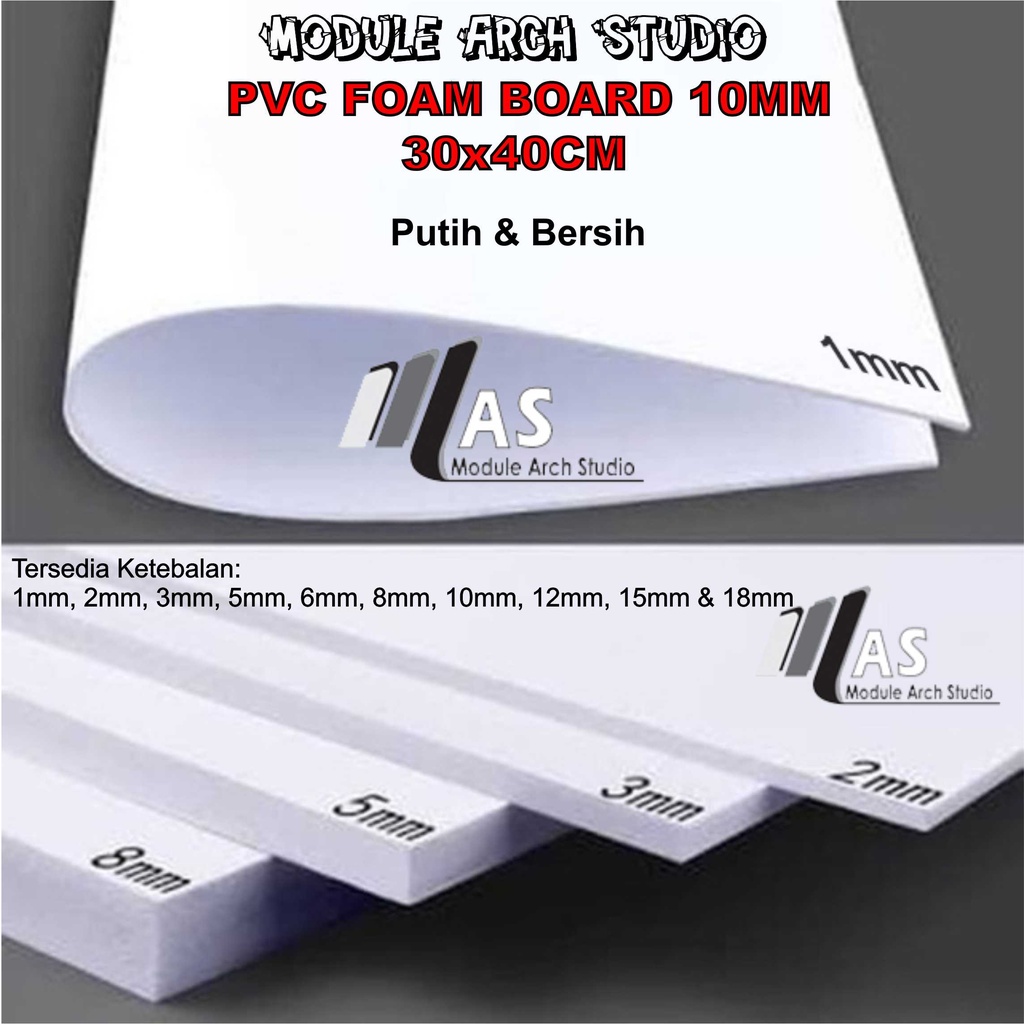 

PVC Foam Board 10mm 30x40cm