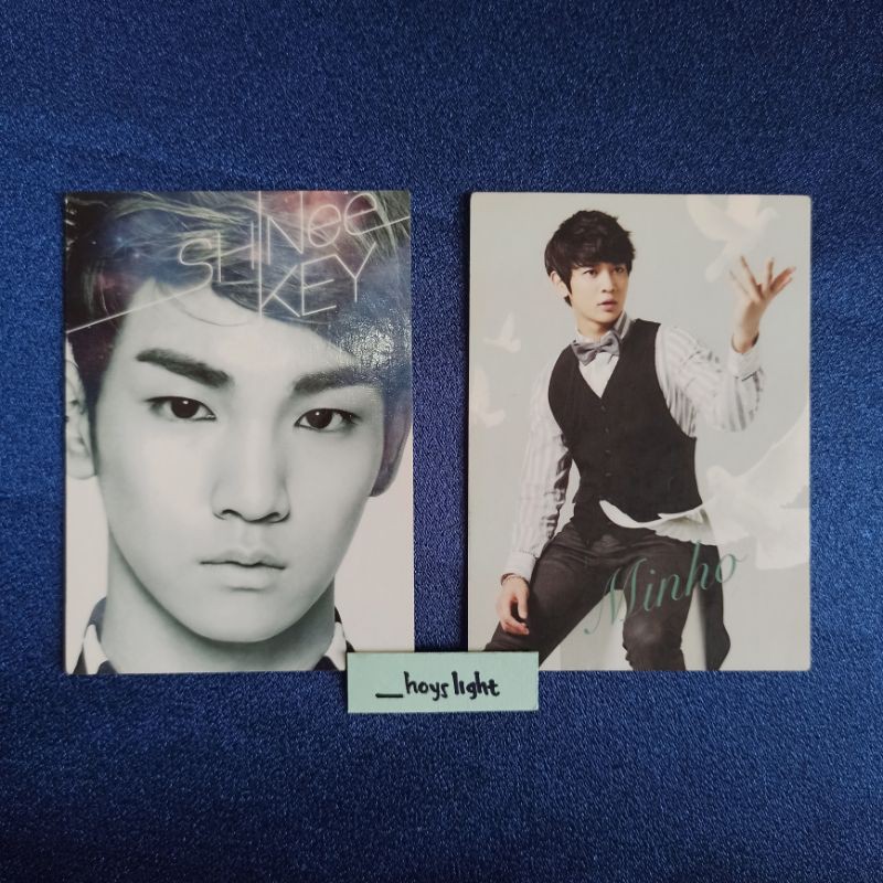 SHINee in Wonderland Official Cards - Key, Minho