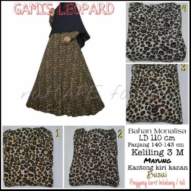 Gamis Macan / leopard biar garang