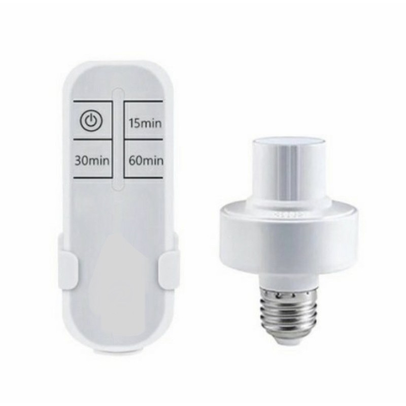 Fiting Lampu Remote Control E27 - Fitting Lampu Bohlam E27 Remot Control -