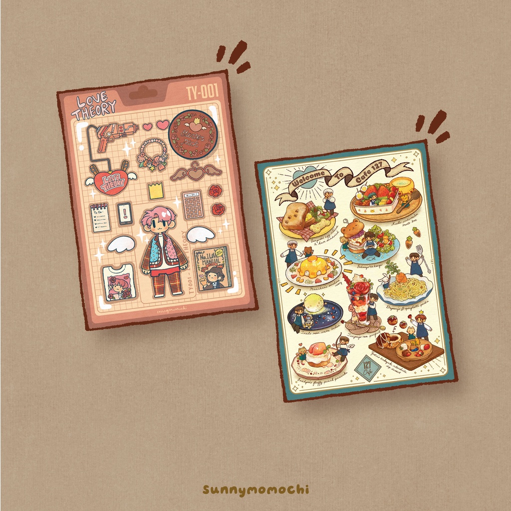 

Love Theory & 127 Cafe Postcard