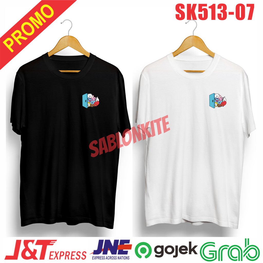 MURAH!!! KAOS KPOP SK513 COMBED 30S UNISEX CEWE COWO