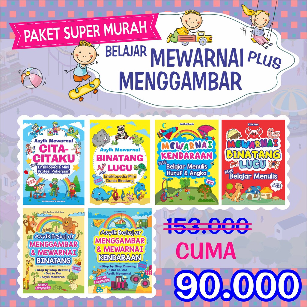 Paket Buku Belajar Mewarnai Plus Menggambar Shopee Indonesia Paket Buku Belajar Mewarnai Plus Menggambar Shopee Indonesia