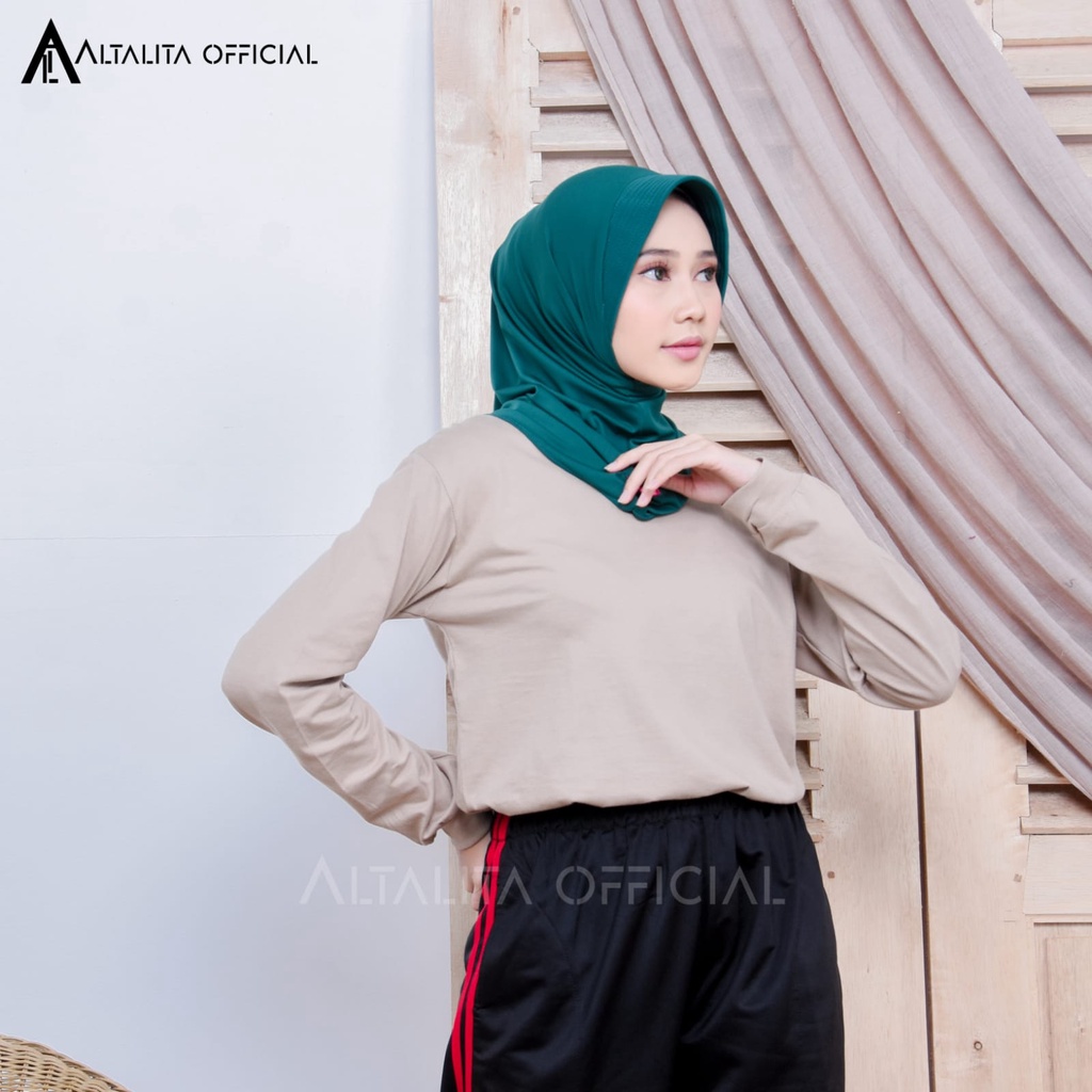 Altalita - Kerudung Instant Nadira Sport Jilbab Instan Sporty Jersey Spandek Premium pet Antem Olahraga Volly Senam High Quality