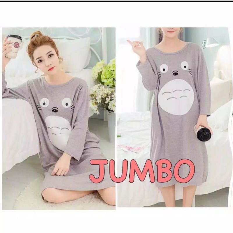 Baju Long Dress Jumbo Wanita Arinda