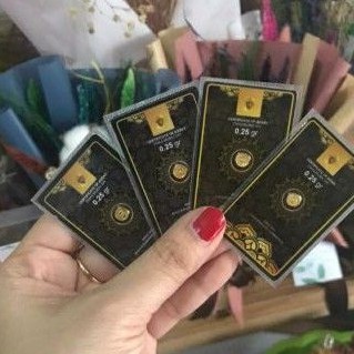 Minigold 0,25 gram emas asli 999 24 karat logam mulia