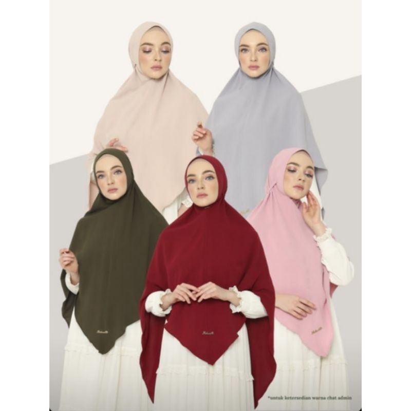 KHIMAR TALI CLARA CRINKLE SIZE XL, L & M ORIGINAL VALENSHA QUEEN