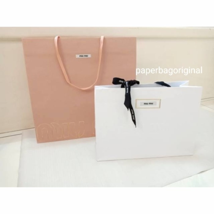 

BISA COD MIUMIU PAPERBAG Original Miu Miu Paper bag TERMURAH