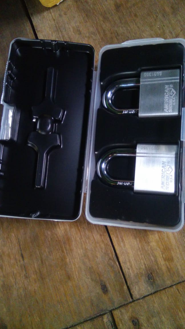 Gembok American Tool Key Alike Kunci Master 50mm (2 In 1) 2pcs Gembok