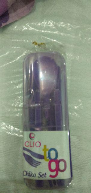 Clio - Cleo Plastic Cultery Set - Perlengkapan Makan Plastik Clio - Cleo