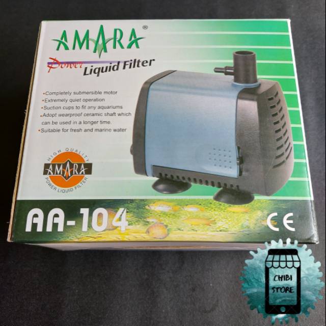 POMPA AKUARIUM AMARA AA-104 / MESIN KOLAM AMARA AA - 104 / MESIN AQUARIUM AMARA AA 104 /  POND PUMP 