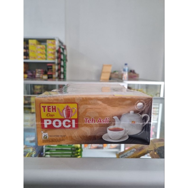 

Teh Poci (hitam celup) teh asli isi 25 pcs (sachet)