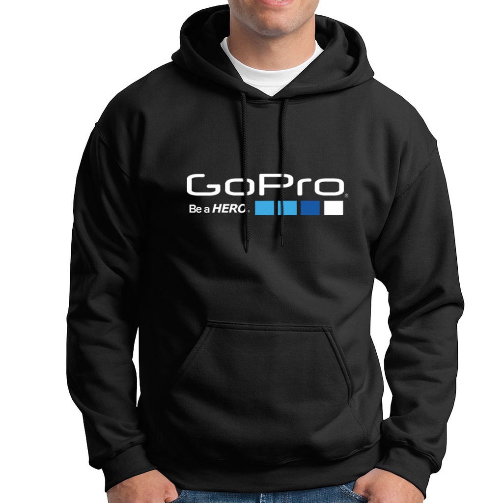 JAKET SWEATER HOODIE GOPRO BAHAN FLEECE TEBAL JUMBO TERLARIS UNISEX