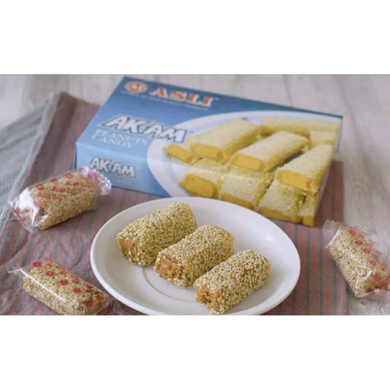 Kue A1 AK-AM Peanut Candy Mochi A1 Siantar Ak Am Siantar AkAm Siantar Kue Asli Siantar Kue kacang Tumbuk Siantar