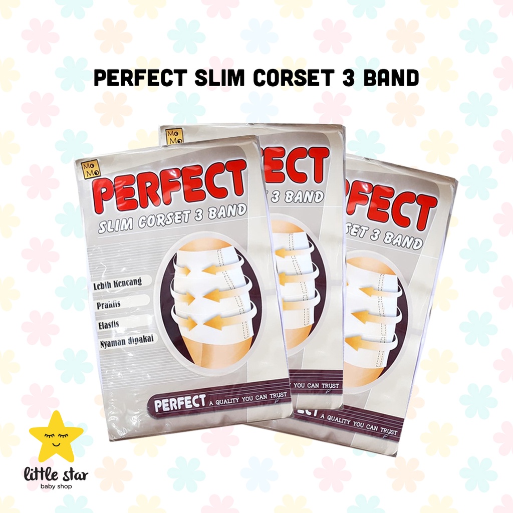 Perfect Slim Corset 3 Band All Size | Korset Ibu Melahirkan 3 Ban | Gurita Ibu