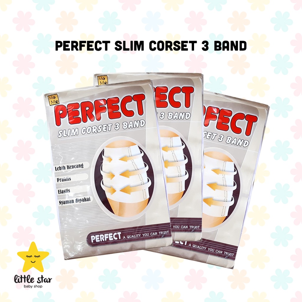 Perfect Slim Corset 3 Band All Size | Korset Ibu Melahirkan 3 Ban | Gurita Ibu