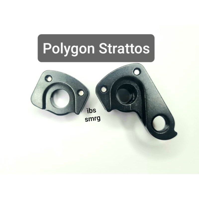 Rear End Rd Hanger Sepeda Polygon Strattos Discbrake TA Thru Axle s3 s4 s5 s7 s8 Anting Drop Out Gantungan Cantolan Sepeda Mounting Dudukan Bracket Rear Derailleur DO