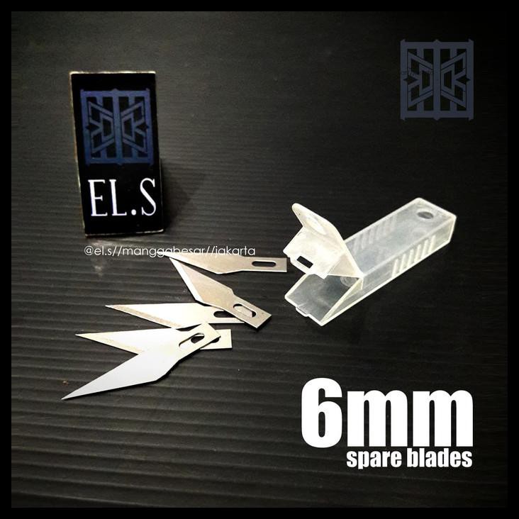 

Pen Cutter / Art Knife 6Mm Spare Blades (Isi Pen Cutter 6Mm)