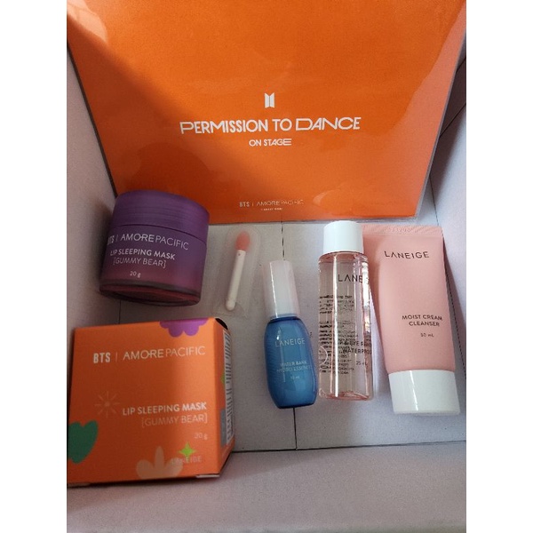 Laneige Lip Sleeping Mask BTS (Ready Siap Kirim include free gifts and photocards)