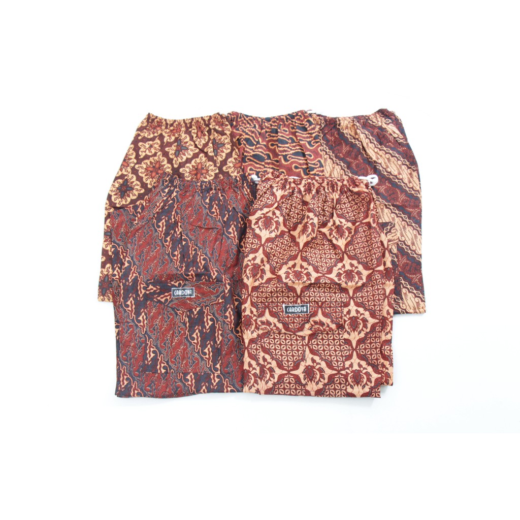  Paket 4pcs Celana  panjang pattern BATIK  Heritage 