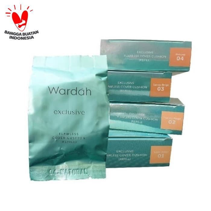 Wardah Exclusive Flawless Cover Cushion SPF 30 PA+++ REFILL