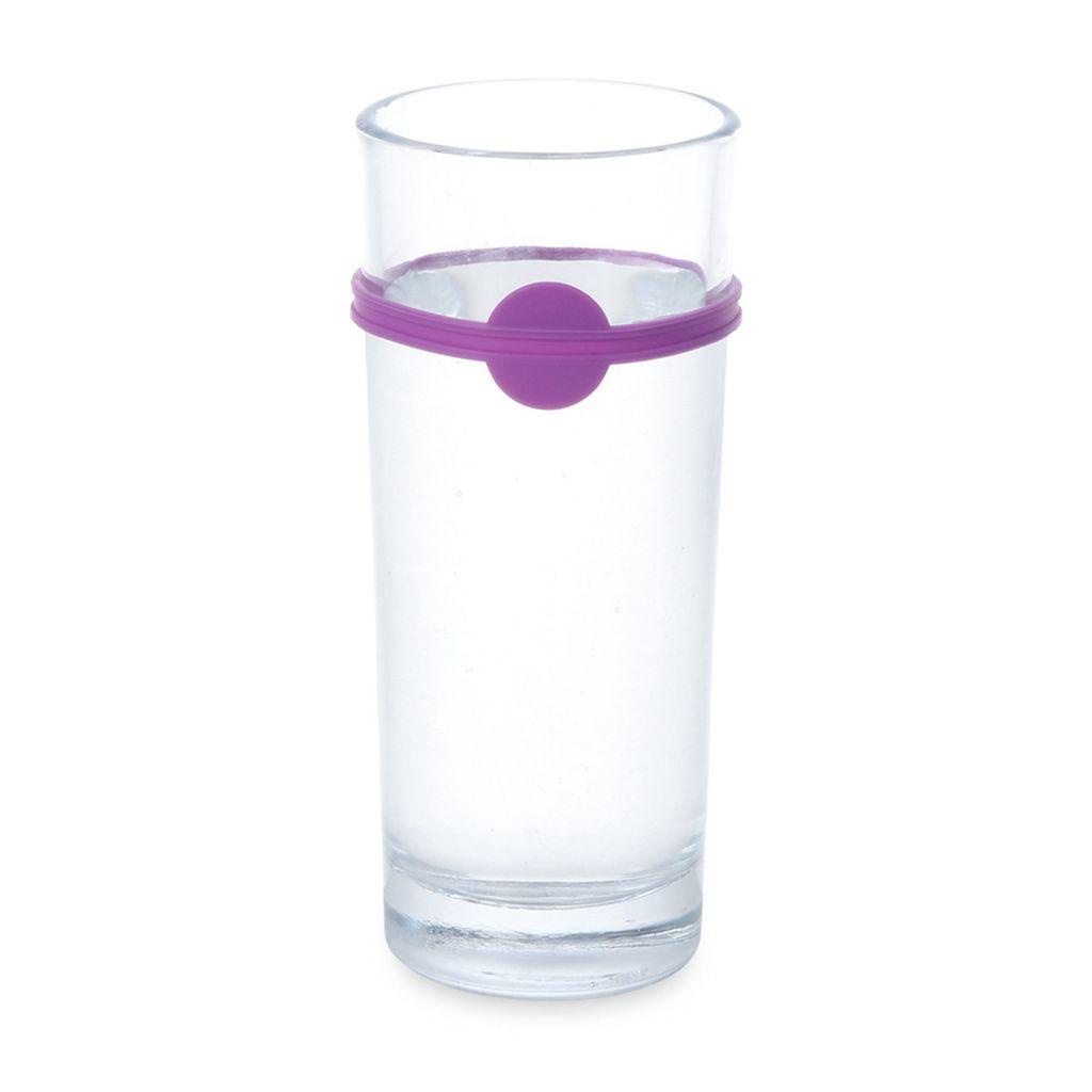 [Elegan] Drinking Tag 6warna Penanda Minuman Silikon Food Grade Yang Dipersonalisasi Goblet Strip Bar Alat Pesona Anggur