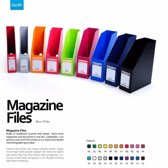 

BOX FILE BANTEX UKURAN A4 10CM-4012