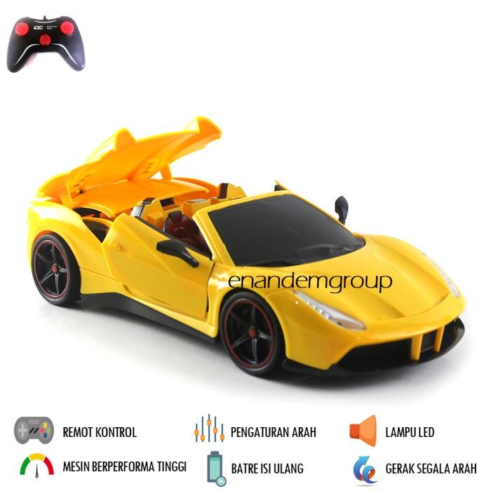 Mobil Remot Mainan Mobil Remot Kontrol Rc Sedan Buka Pintu Batre Cas