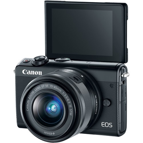 CANON EOS M100 KIT 15-45MM GARANSI 1 TAHUN - KAMERA VLOG YOUTUBER PAKET BONUS-3