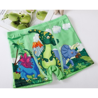 GO!CP8543 Celana pendek Boxer Anak Laki laki cowok motif kartun animal hewan  3 dinosaurus lucu