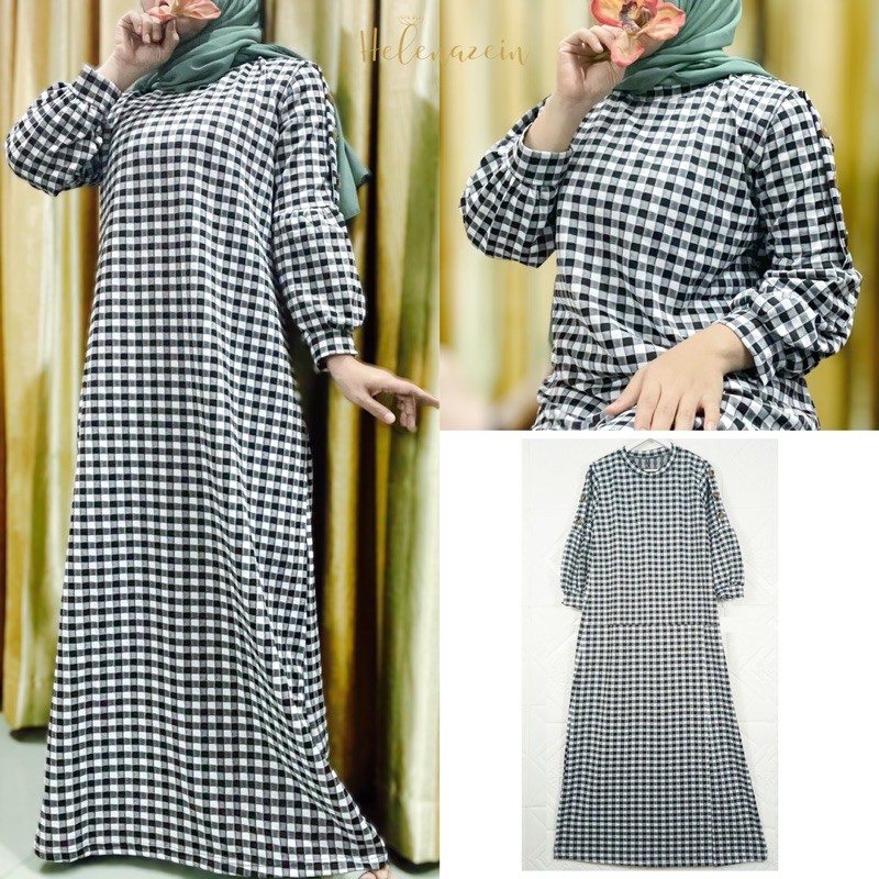 gamis ALIZA lengan balon kekinian