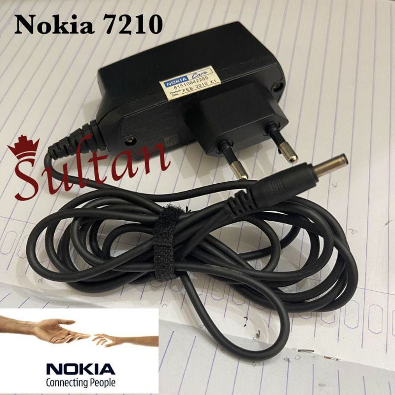 Casan Nokia 7210/Tc Travel Charger NOKIA 7210 Colokan Besar Original