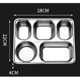 TEMPAT MAKAN STAINLESS/Food Tray Stainless