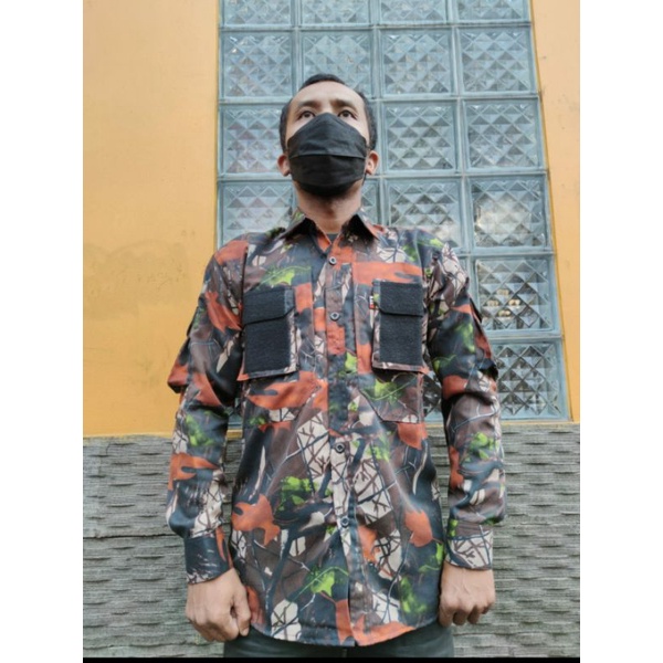 Kemeja Camo perbakin Ori / Kemeja Tactical Camo